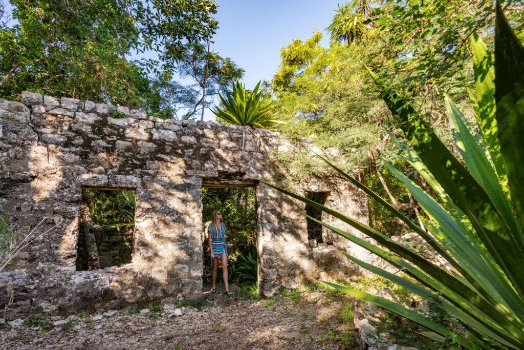 Ruins of Wade's Green Plantation, North Caicos.